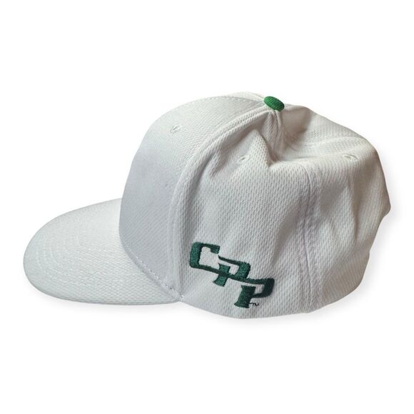 Anaheim Angels MLB Snapback Hat White Cal Poly Pomona (CPP) Mustang Edition Rare - Picture 4 of 7